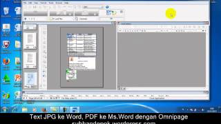 text jpg ke word dengan OmniPage [upl. by Engedus519]