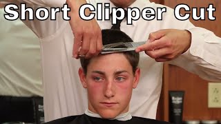 How To Cut and Style a Short Mens Clipper Cut  Greg Zorian Haircut Tutorial [upl. by Tabbi46]