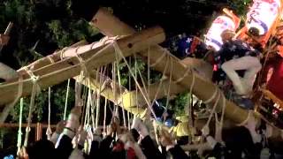 尼崎だんじり祭 夜の山合わせ： Amagasaki Danjiri Matsuri [upl. by Cence]