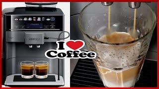 SIEMENS EQ6 plus s100 EspressoKaffeevollautomat Produkt IDTE651509DE [upl. by Liek788]