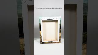 Custom Canvas Prints from Your Photos shorts [upl. by Hanyaz]