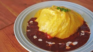 【美しすぎる】コツさえ押さえれば簡単！ドレスド・オムライスを作る⭐  Dress de omelet rice【料理レシピはParty Kitchen🎉】 [upl. by Salzhauer]