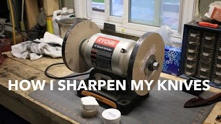 How I sharpen my knives  Razor Sharp Edge Making System [upl. by Airbmac381]