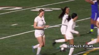 30 Yard Kick Golazo  Crawford vs Madison High Girls Soccer [upl. by Ynohtnael]