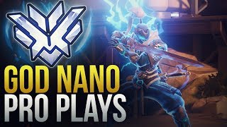 WHAT PROS DO WITH NANO BOOST  Overwatch Montage [upl. by Mil]