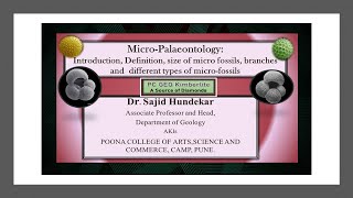 MicroPalaeontology Intro Def size branches and types of microfossils [upl. by Hiasi]