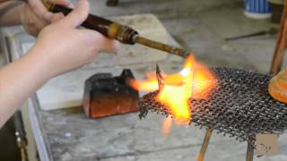 Kristal Romano Demonstrates Enameling Copper [upl. by Cavan]