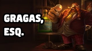 GRAGAS ESQ SKIN SPOTLIGHT  LEAGUE OF LEGENDS [upl. by Almita]