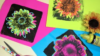 Andy Warhol Inspired Flower Prints [upl. by Katina]