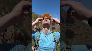 Where were you for the solar eclipse We were in Arizona hiking Camelback Mountain eclipse [upl. by Morice939]