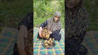 Potatoes 🍠 recipe shortvideo ruralfamliy beautiful village life [upl. by Alasdair]