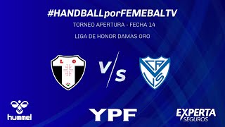 SEDALO VS CA VELEZ SARSFIELD  TORNEO METRO APERTURA 2024  LH ORO DAMAS [upl. by Lalita428]