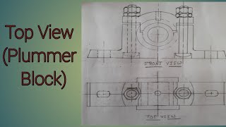 Plummer Block Assembly Drawing Top View [upl. by Enneicul]