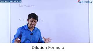 Dilution Formula [upl. by Lotz]