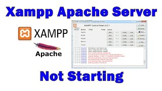 xampp apache server not starting on windows operating sysytem  2015 [upl. by Sahc]