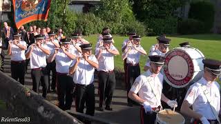 Ahoghill LSOW No1  Central Scottish 12th Feeder Parade  Calderbank  080723 4K [upl. by Annirak196]