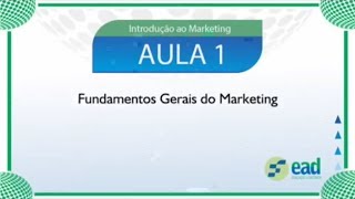 Curso Grátis de Introdução ao Marketing Aula 01 de 13 [upl. by Nautna]