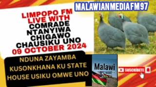 NTANYIWA ON LIMPOPO FM NDUNA ZAYAMBA KUSONKHANA KU STATE HOUSE [upl. by Killarney]