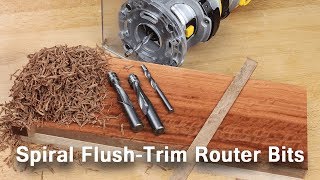 Why SolidCarbide Spiral FlushTrim Router Bits Yield Better Results [upl. by Wivina]