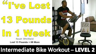 30 Minute Intermediate Stationary Bike Weight Loss Workout 👉 LEVEL 2 [upl. by Nohtanoj]