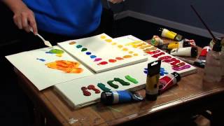 DalerRowney  Simply Acrylics  How to mix colours [upl. by Antoinetta]