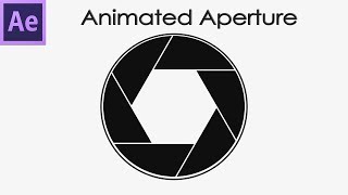 How to make an Animated Aperture in After Effects  69 [upl. by Aikyn23]