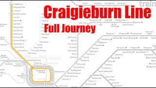 Craigieburn Line Full Journey [upl. by Sieracki]