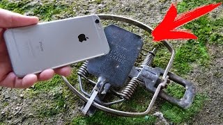 EXPERIMENT  BÄRENFALLE VS IPHONE 6S SLIVKI und LÜFTERFRISCHER [upl. by Naz]