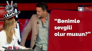 Beyaz’dan Hadise’ye herkesi şoke eden soru “Benimle sevgili olur musun”  O Ses Türkiye 2018 [upl. by Kirkwood445]