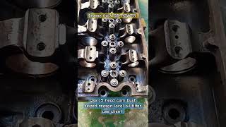 Cummins Qsx15 cam bush broken damaged reason local oil filter used by client youtubeshorts farisgm [upl. by Ettevram]