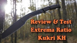 Review Knife  Recensione coltello  Extrema Ratio Kukri KH  ENG  ITA [upl. by Ackler144]