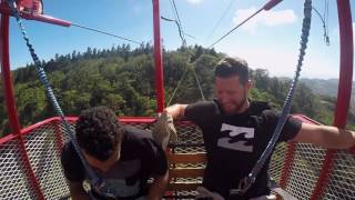 Costa Rica Extreme Bungee Jump [upl. by Nagorb]