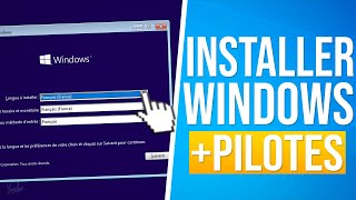 INSTALLER WINDOWS 10 AVEC UNE CLÉ USB  PILOTES 2021 [upl. by Anawqahs100]