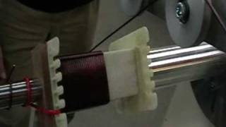 Winding a power distribution transformer on an EZ1200 winding machine [upl. by Harwin]