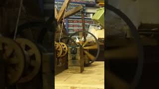 16mm Scale Model Newcomen Winding Engine for Garden Railway Video 2 [upl. by Aivilys]