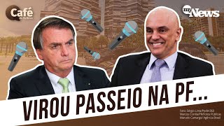 Bolsonaro depõe pela terceira vez e já pode quotpedir músicaquot na sede da Polícia Federal [upl. by Nnaasil]