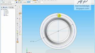 Proiectarea pieselor din tabla in Solid Edge  exercitiul II [upl. by Jc339]