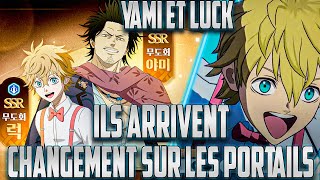 YAMI ET LUCK ARRIVENT SUR BLACK CLOVER MOBILE CALENDRIER DES FUTURS PERSONNAGES ET BANNIERES [upl. by Adaline]