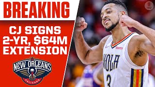 CJ McCollum Pelicans Agree to 2YEAR 64M Extension  CBS Sports HQ [upl. by Eilloh940]