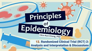 Principles of Epidemiology 12 Randomized Clinical Trial 2 Analysis Interpretation and Discussions [upl. by Lirbij]