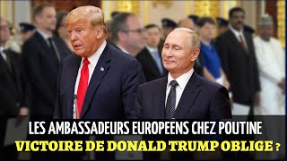 URGENT🚨 Poutine reçoit les ambassadeurs Européens après la victoire de Donald Trump ‼️ [upl. by Jehiah]