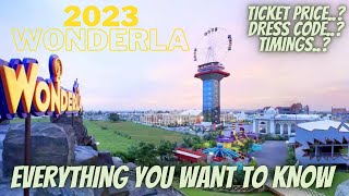 WONDERLA AMUSEMENT PARK HYDERABAD 2023  COMPLETE TOUR THRILL RIDES 😍⚡️ [upl. by Noramac]