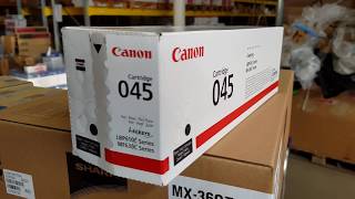 Canon Toner Cartridge 045 black 1242C002 [upl. by Chamberlin]