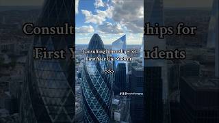 Consulting Internships for 1st Year Uni Students university students internship knowledge [upl. by Amalia]