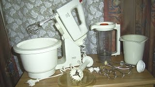 FunktionstestHandmixer KRUPS 3MIX 4004 Krups 3 Mix 4004 Typ 727Hand mixer with accessories [upl. by Naed]