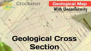 Geological cross section with unconformity [upl. by Tjaden]