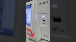 iCHROMA 3  Biochemistry Analyser ImmunoassayPathology Lab mlt youtuber shorts [upl. by Attelrahc]