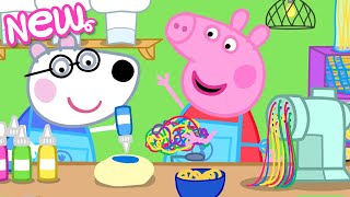 Peppa Pig Tales 🌈 Lets Make Rainbow Spaghetti 🍝 BRAND NEW Peppa Pig Episodes [upl. by Akimot]