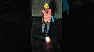 torch apply waterproofingshortvideo youtubeshorts civilengineering trending butterfly [upl. by Yelyak530]