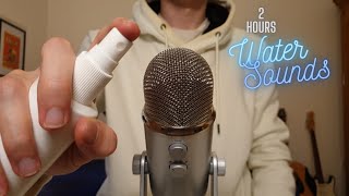 ASMR  2 HOURS of WATER SOUNDS 💦 Spray Bottles Liquid Shaking Tapping Lid Sounds 50 TRIGGERS 💦 [upl. by Attolrac787]